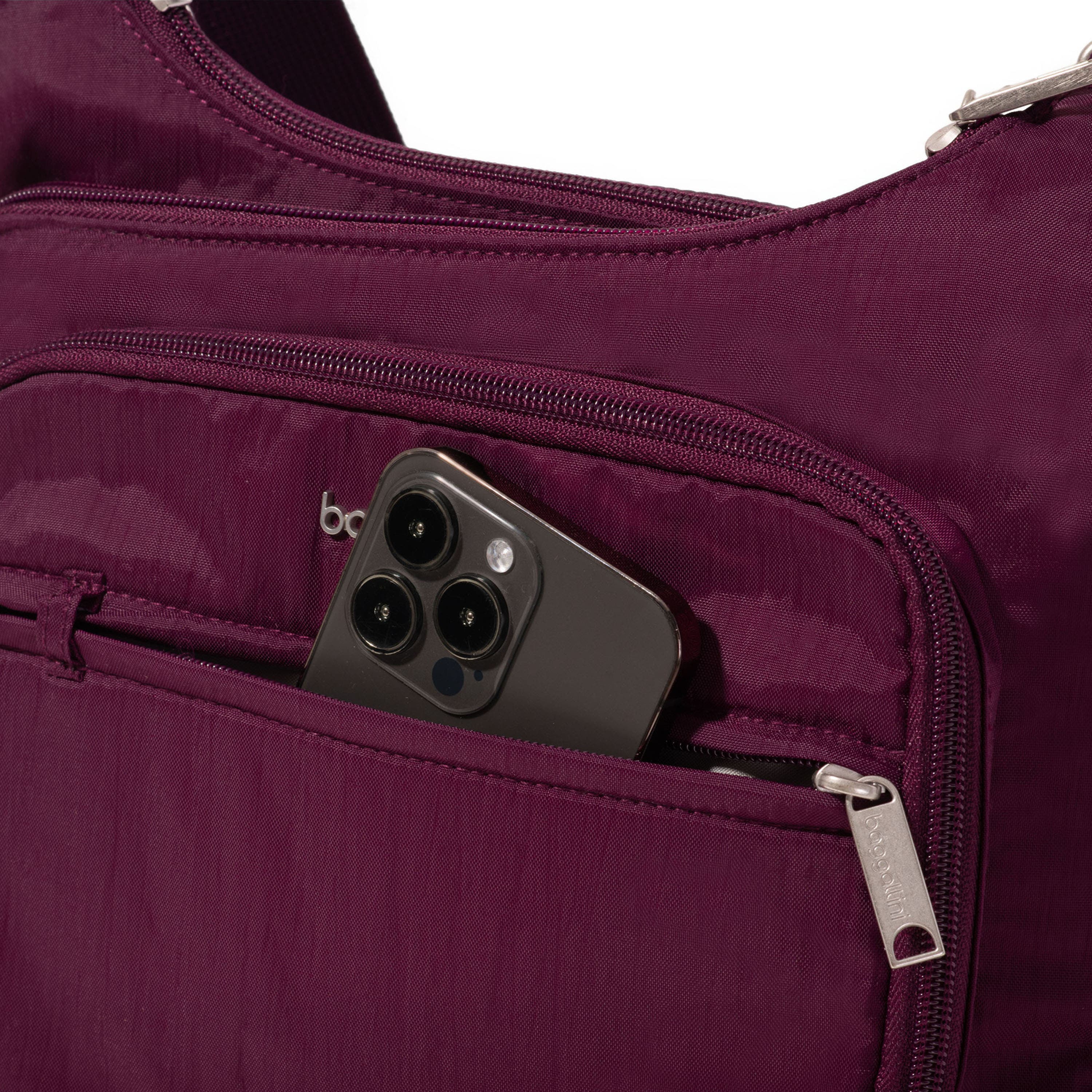 Securtex Anti-Theft Crossover Crossbody, Alternate, color, MULBERRY