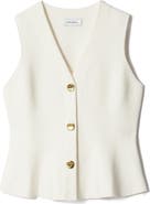 & Other Stories Peplum Knit Vest
