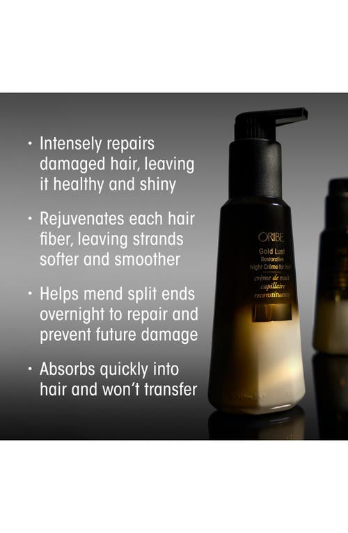 Oribe Gold Lust Restorative Night Creme For Hair 5 Oz.