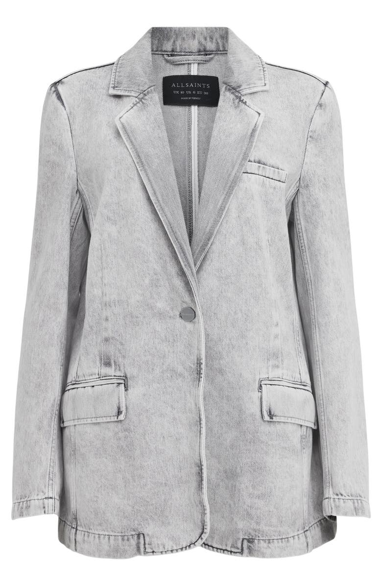 AllSaints Ever Denim Blazer, Alternate, color,