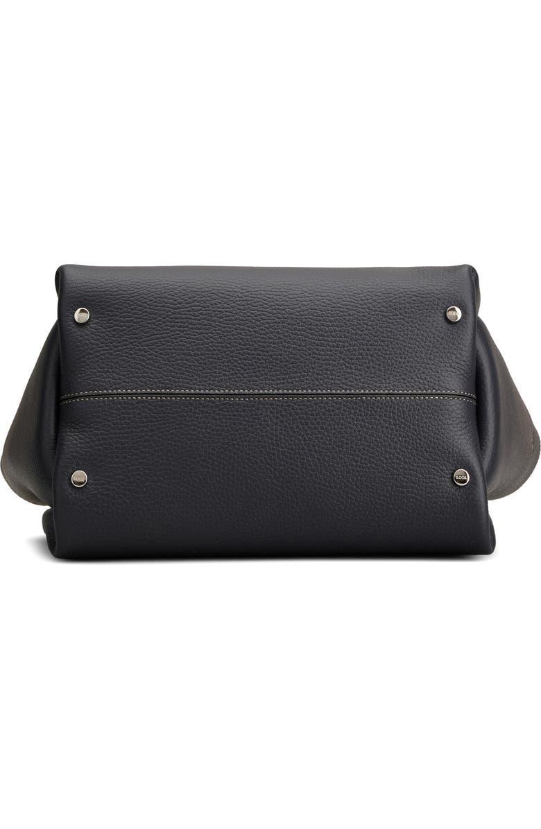 Tod's Mini Leather Tote, Alternate, color, Galassia Sc/ Gabbiano