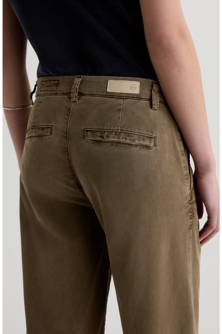 Caden Twill Wide Leg Pants, Alternate, color, SULFUR MOSSY TAUPE