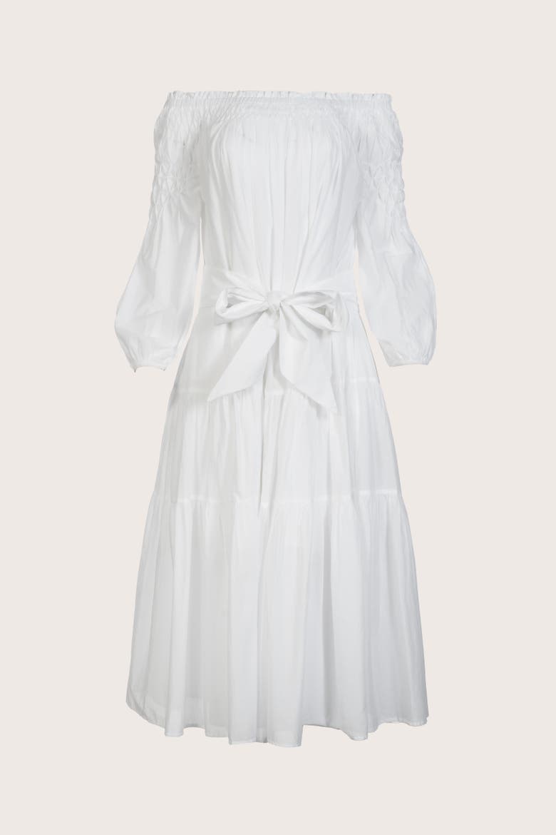 Zaria Dress, Alternate, color, White