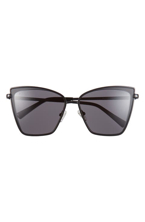 Becky 57mm Cat Eye Sunglasses