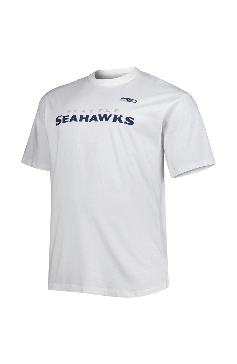 FANATICS Men's Fanatics Branded White Seattle Seahawks Big & Tall Hometown Collection Hot Shot T-Shirt, Alternate, color, 