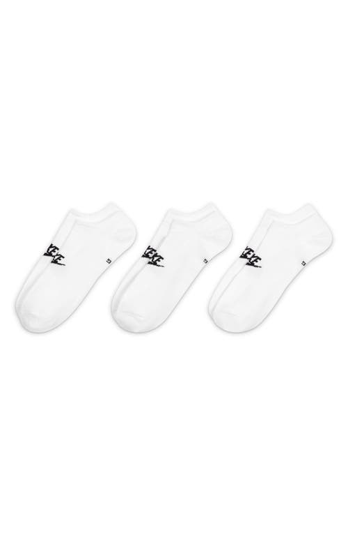 Nike Sportswear 3-pack Everyday Essential Socks In White