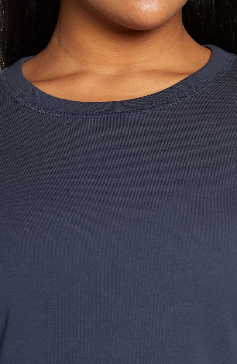 Eileen Fisher Stretch Organic Cotton High-Low Sweatshirt, Alternate, color,