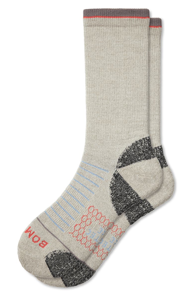 Bombas Stripe Hiking Calf Socks, Alternate, color, 