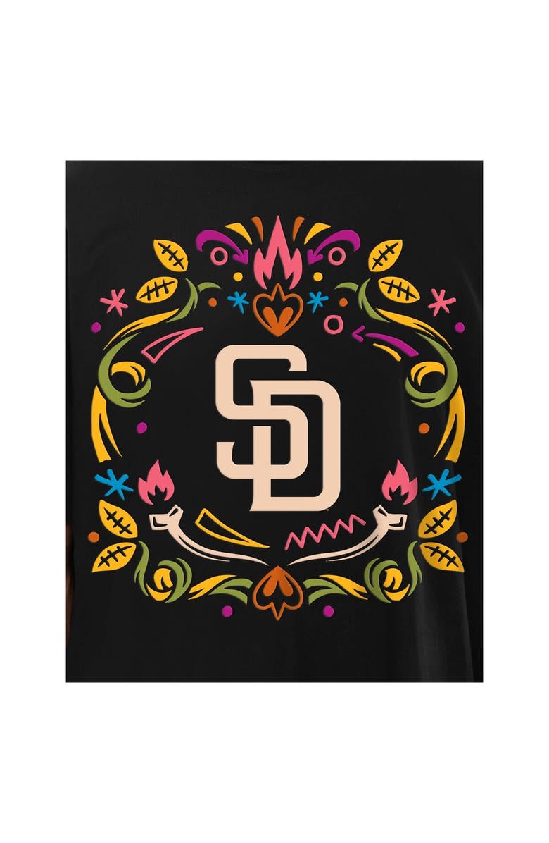 New Era Men's New Era Black San Diego Padres Día de los Muertos T-Shirt, Alternate, color, Black
