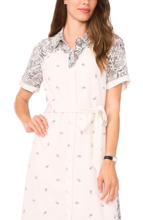 Halogenr Halogen(r) Bandana Print Short Sleeve Shirtdress