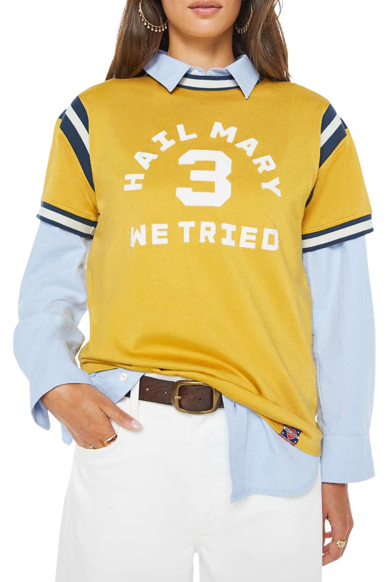 The Sport Rib Rowdy Cotton Blend T-Shirt, Main, color, WE TRIED