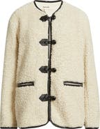 Open Edit Faux Shearling Jacket