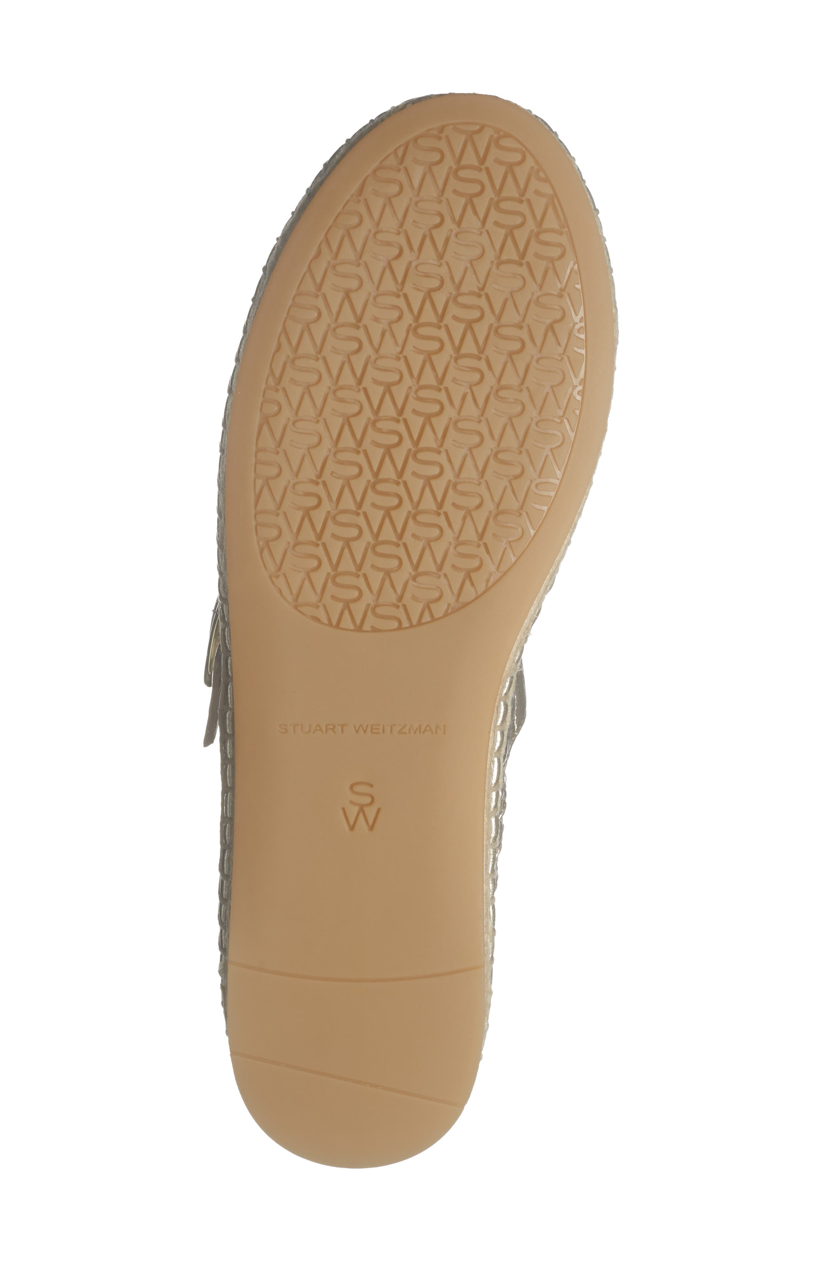 Margrete Mary Jane Espadrille, Alternate, color, PLATINO