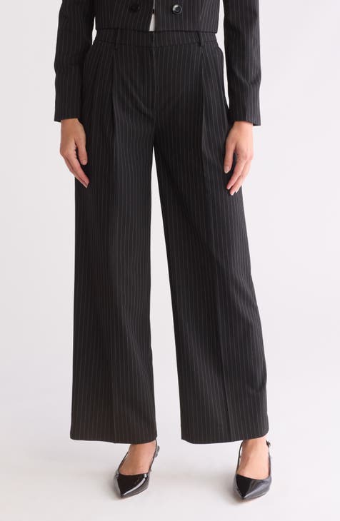 Pleated Wide Leg Pants