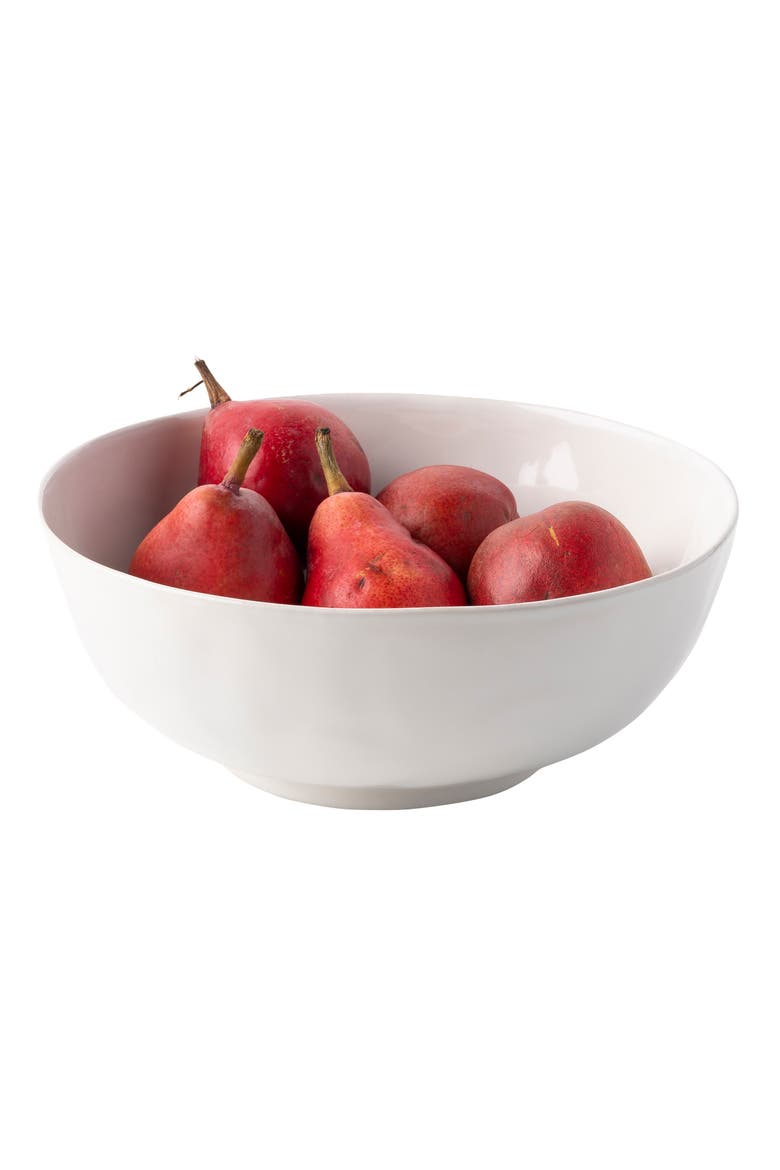 'Puro' Ceramic Serving Bowl, Alternate, color, WHITEWASH