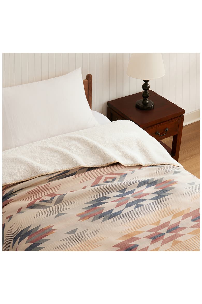 Wyeth Fall Cotton Blanket, Alternate, color, FOG