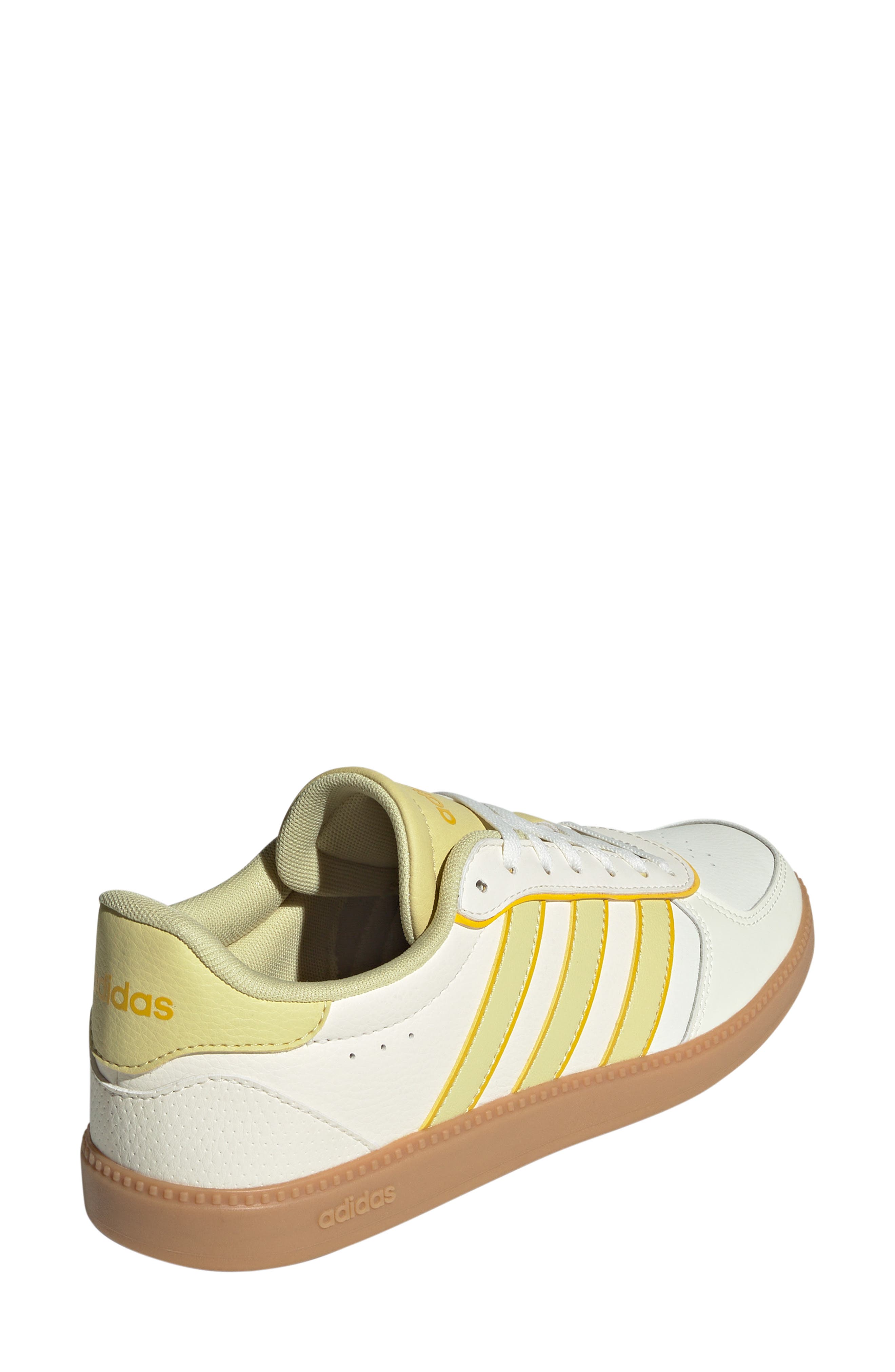 adidas Breaknet Sleek Sneaker, Alternate, color, Off White/ Yellow/ Yellow