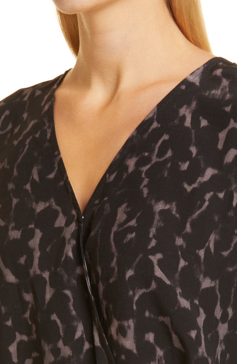 Rails Hillary Abstract Animal Print Wrap Front Blouse, Alternate, color,