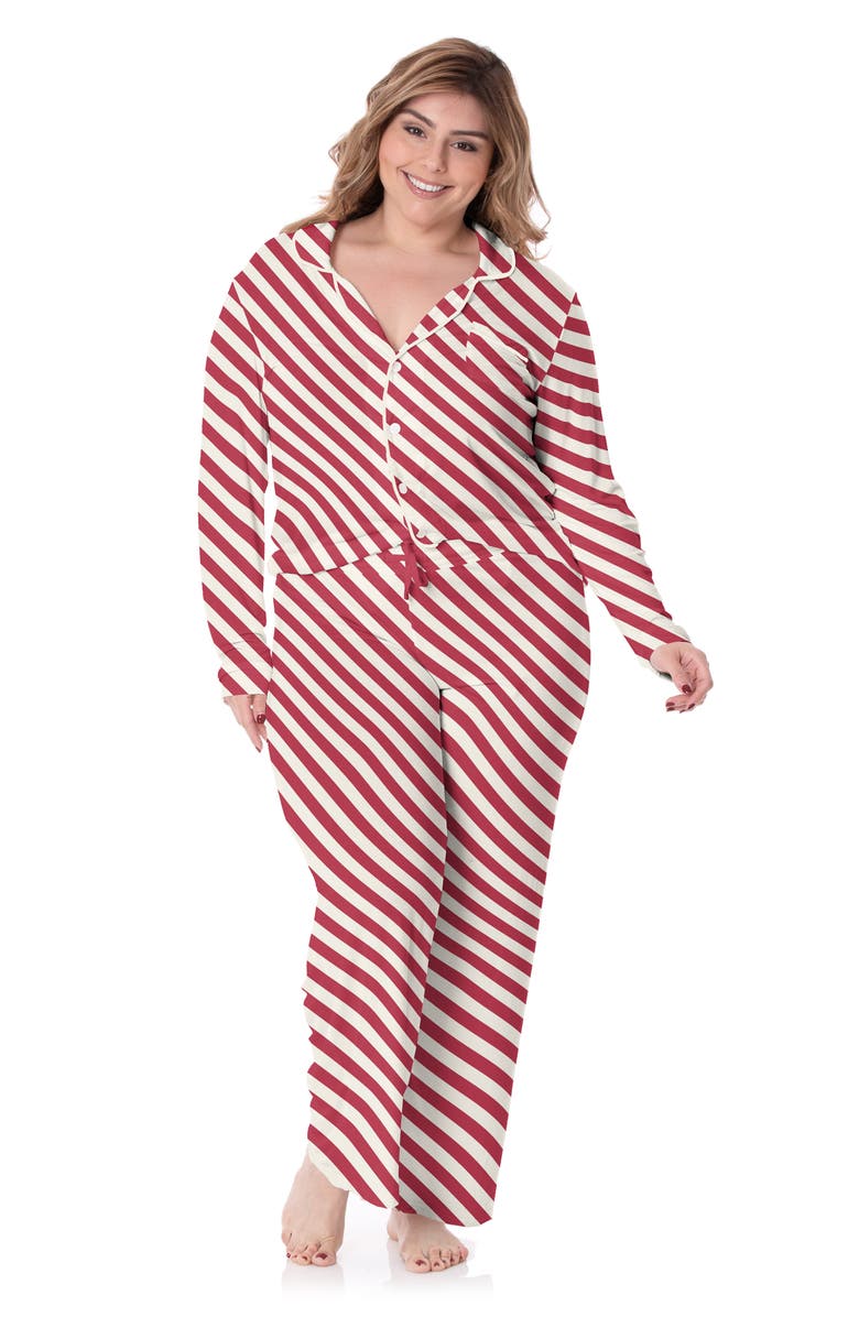 KicKee Pants Stripe Pajamas, Alternate, color, 