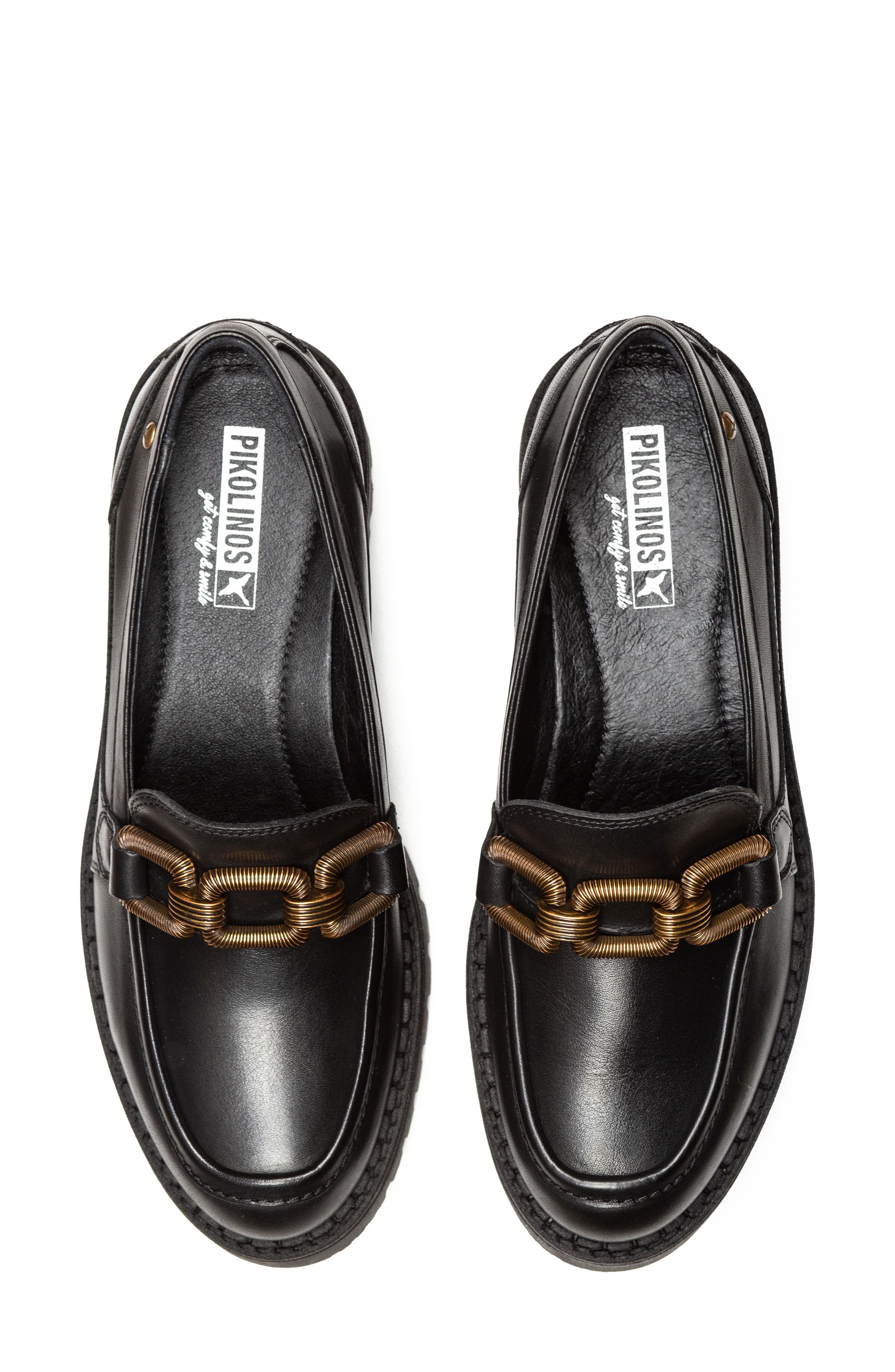 PIKOLINOS Aviles Lug Loafer, Alternate, color, Black