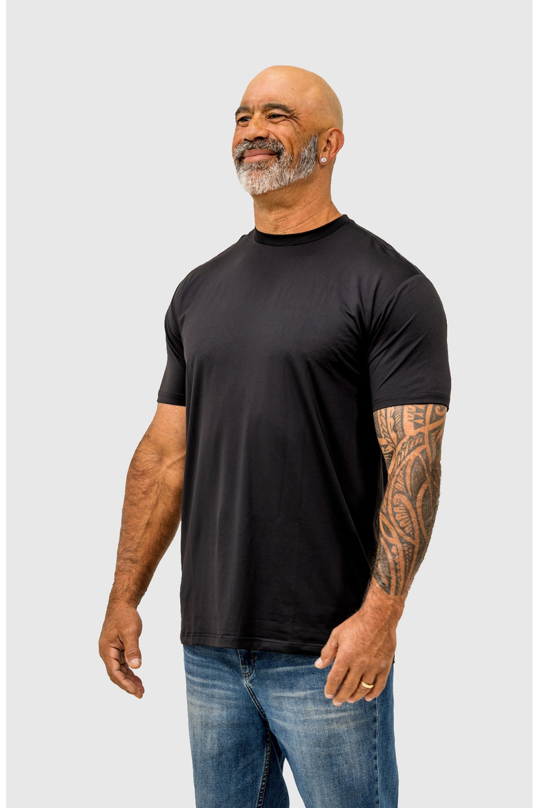 Active Tech 3-Pack Crew Neck T-Shirts, Alternate, color, Black