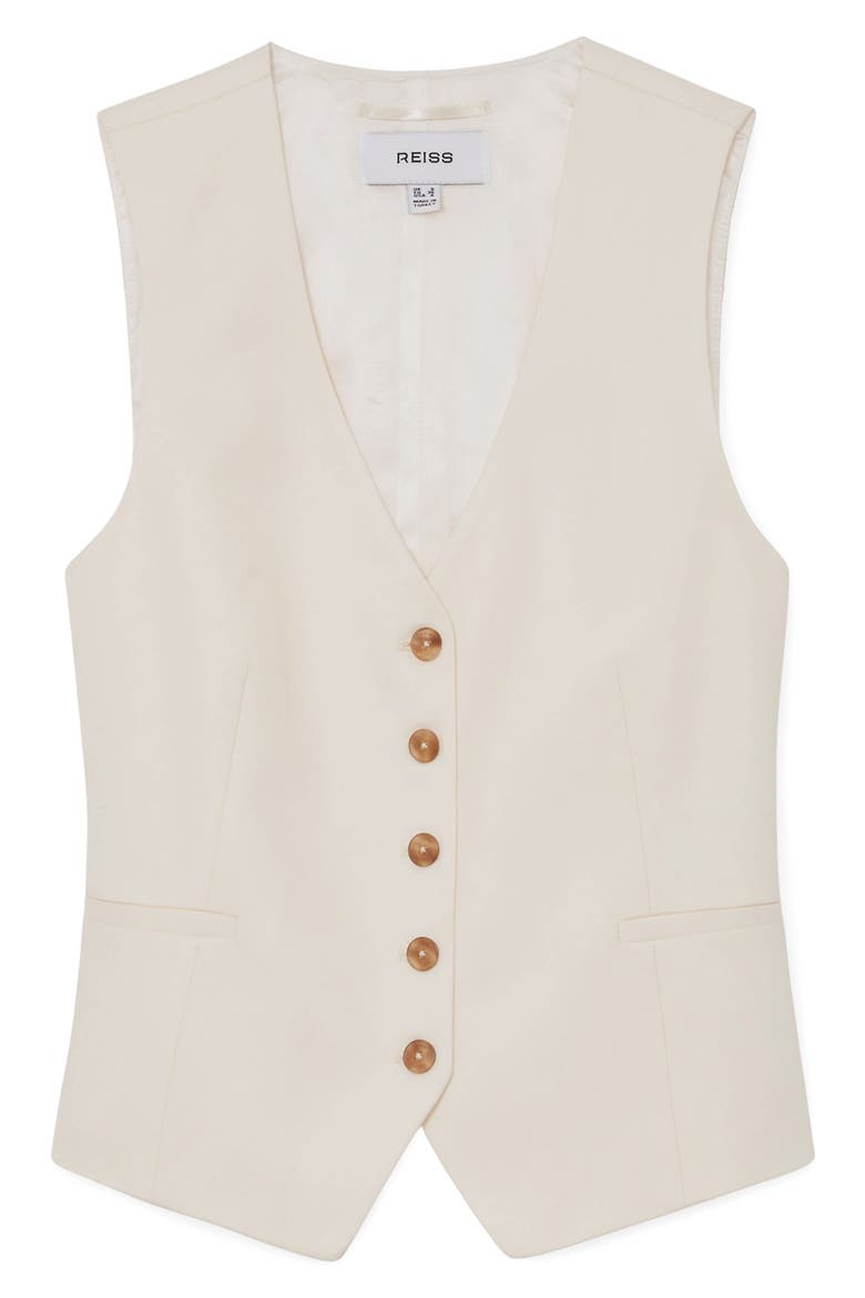 Malin Vest, Alternate, color, CREAM