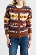Lucky Brand Fair Isle Cardigan