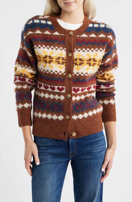 Lucky Brand Fair Isle Cardigan