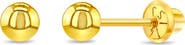 In Season Jewelry 14k Classic Ball Earrings