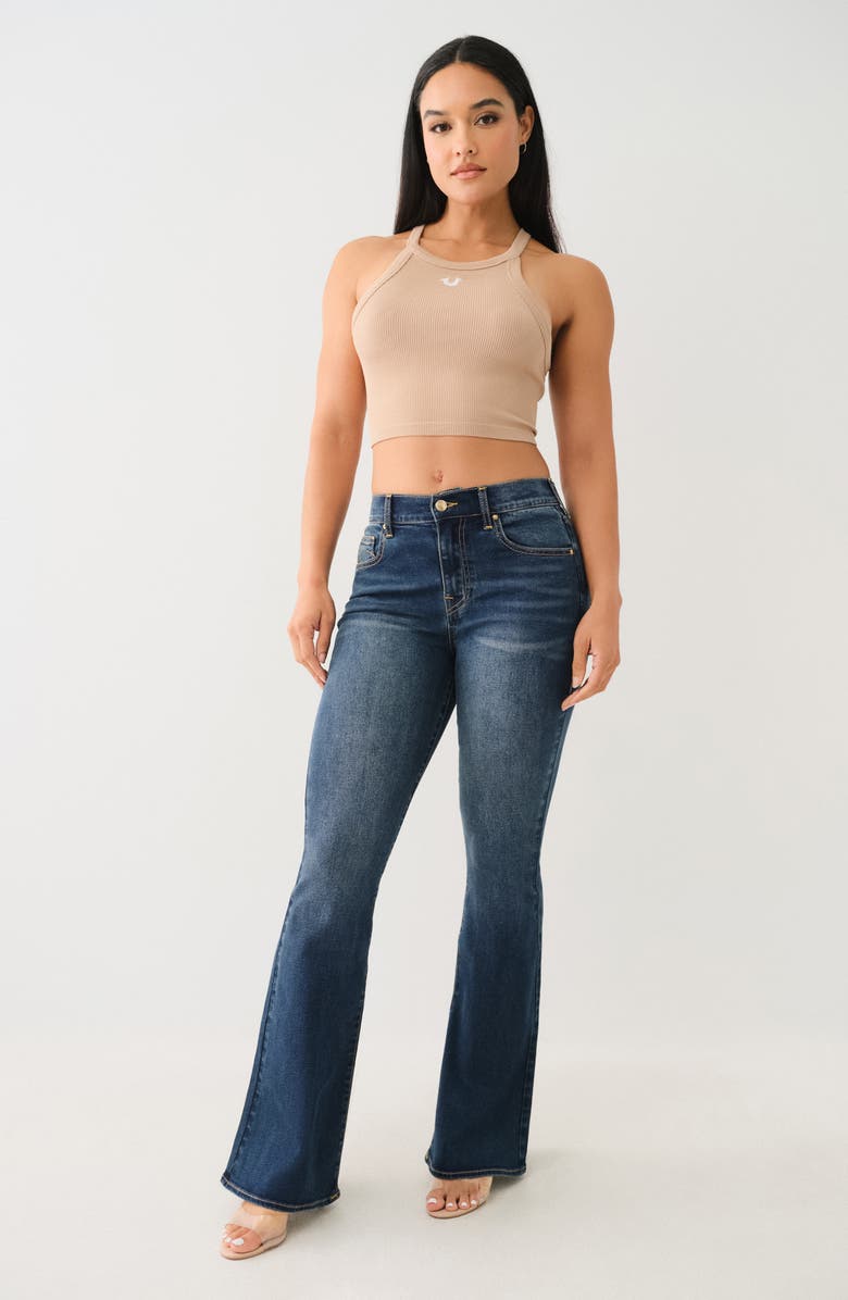 True Religion Charlie Flare Leg Jeans, Alternate, color,