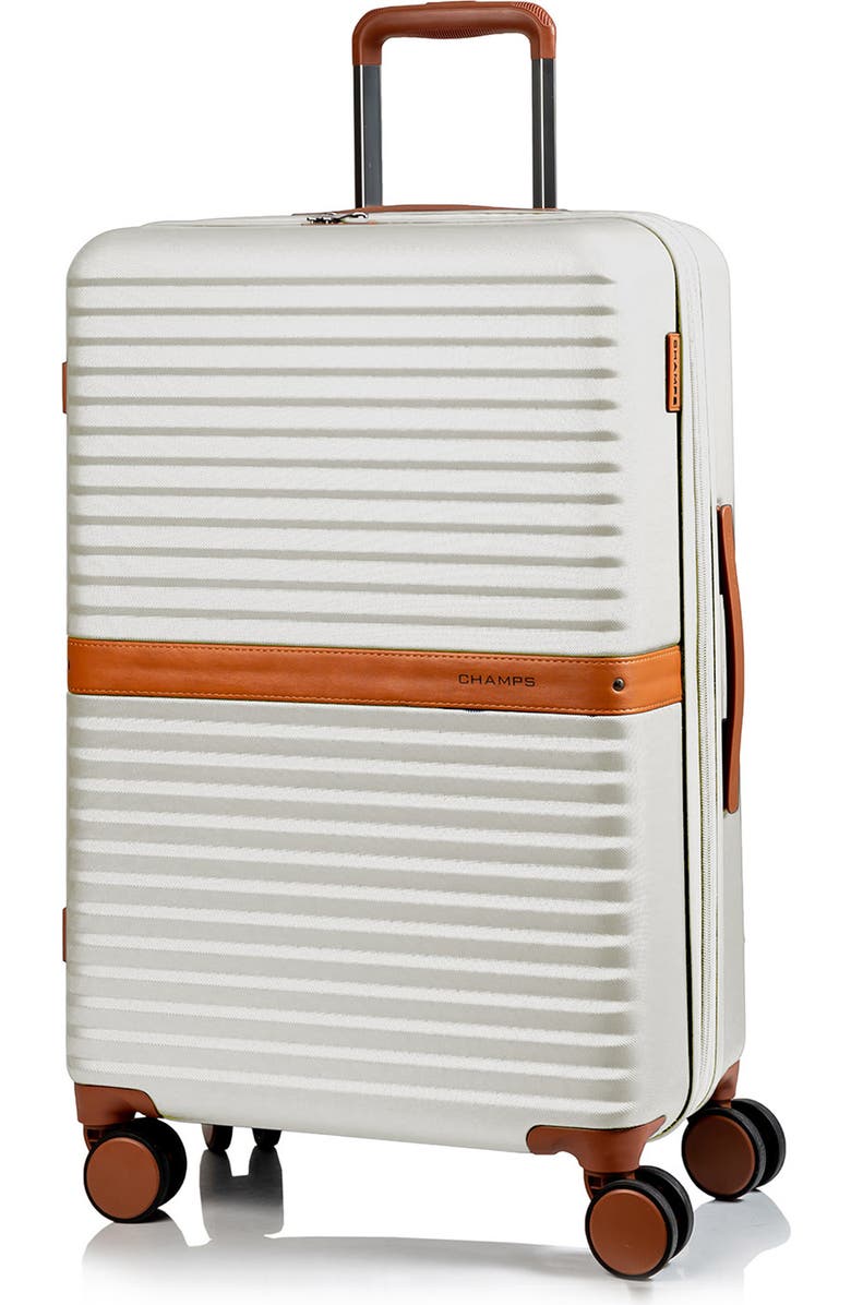 CHAMPS Vintage II 24-Inch Hardside Spinner Packing Case, Alternate, color, Ivory