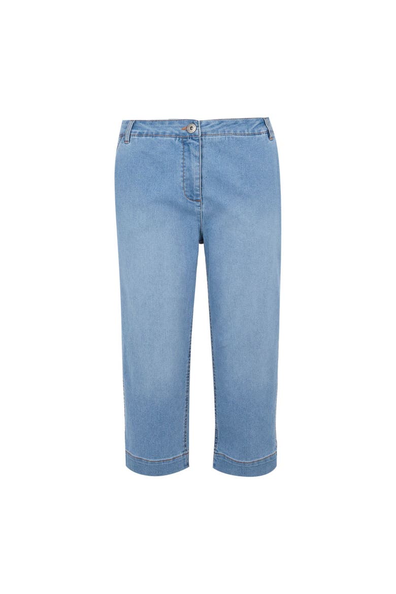 Bayletta Capri Trousers, Main, color, True Denim Light Blue