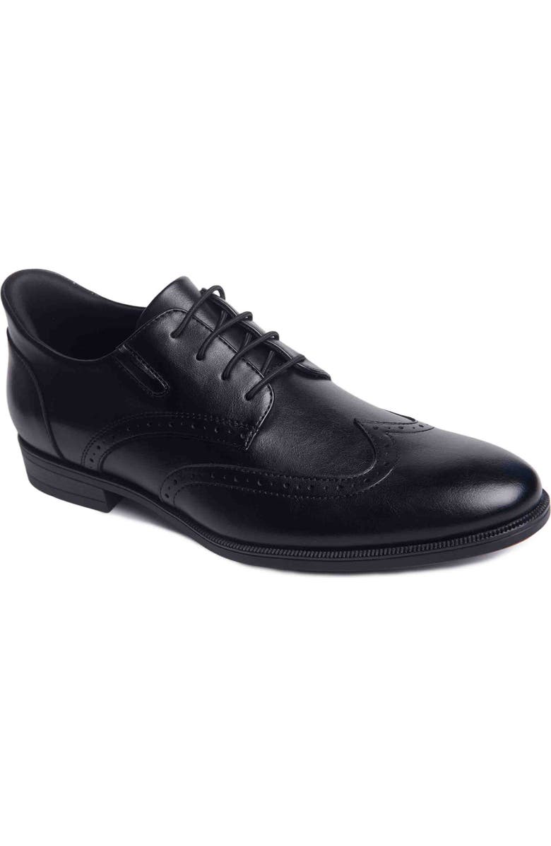 Marc Joseph New York Howard Street Wingtip Dress Oxford, Main, color, Black