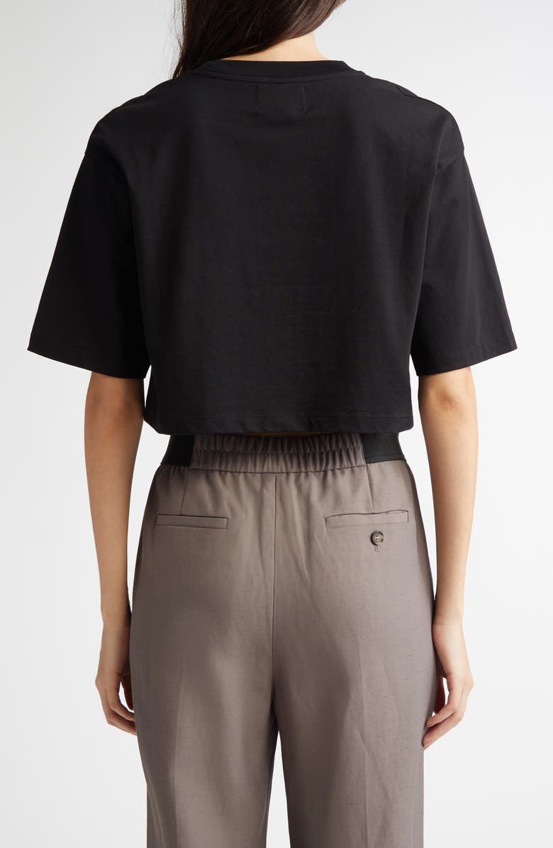 LOULOU DE SAISON Gupo Crop Supima<sup>®</sup> Cotton T-Shirt, Alternate, color, 