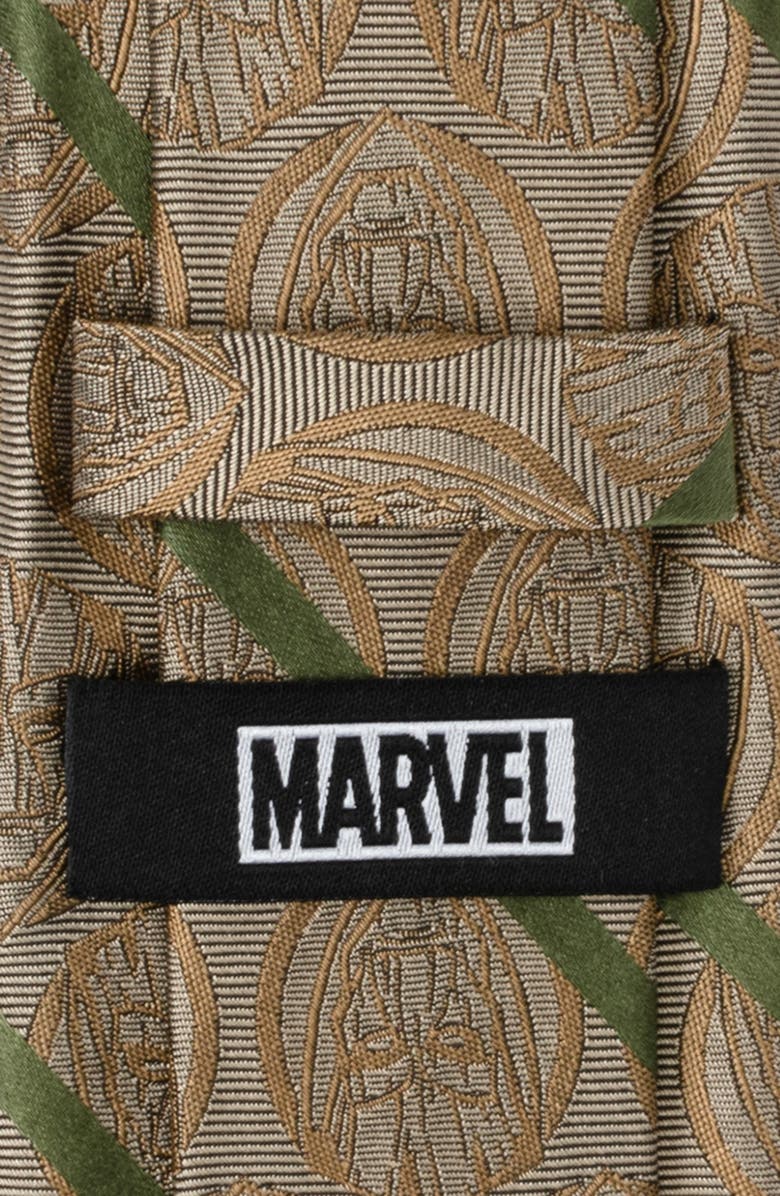 Cufflinks, Inc. Marvel<sup>®</sup> Grottan Stripe Silk Blend Tie, Alternate, color, Tan