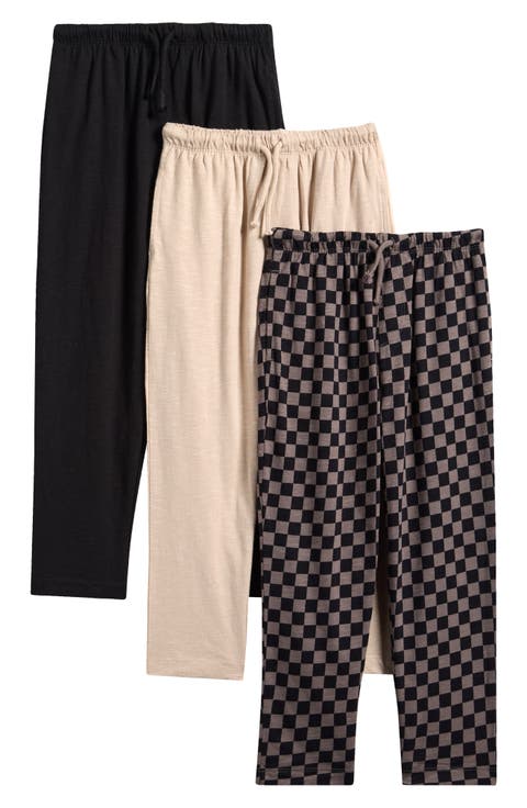 Kids' 3-Pack Assorted Cotton Pants (Toddler & Little Kid)