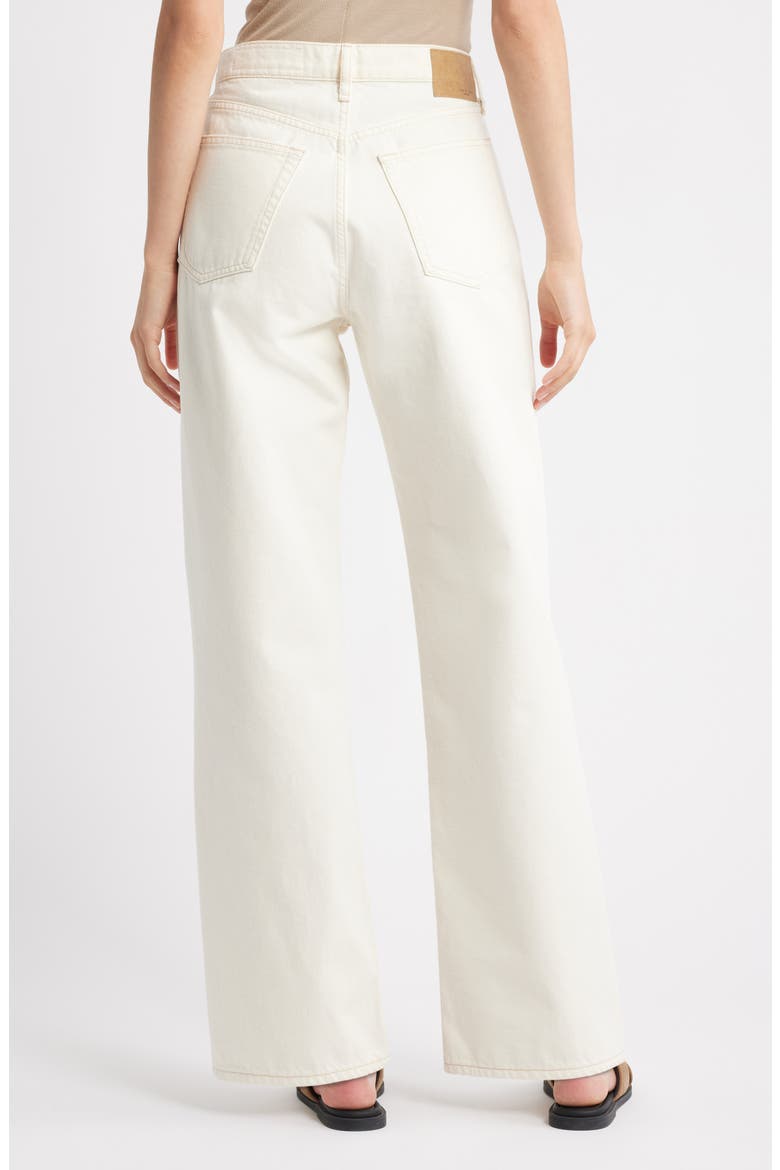 Shea High Waist Relaxed Straight Leg Jeans, Alternate, color, ECRU