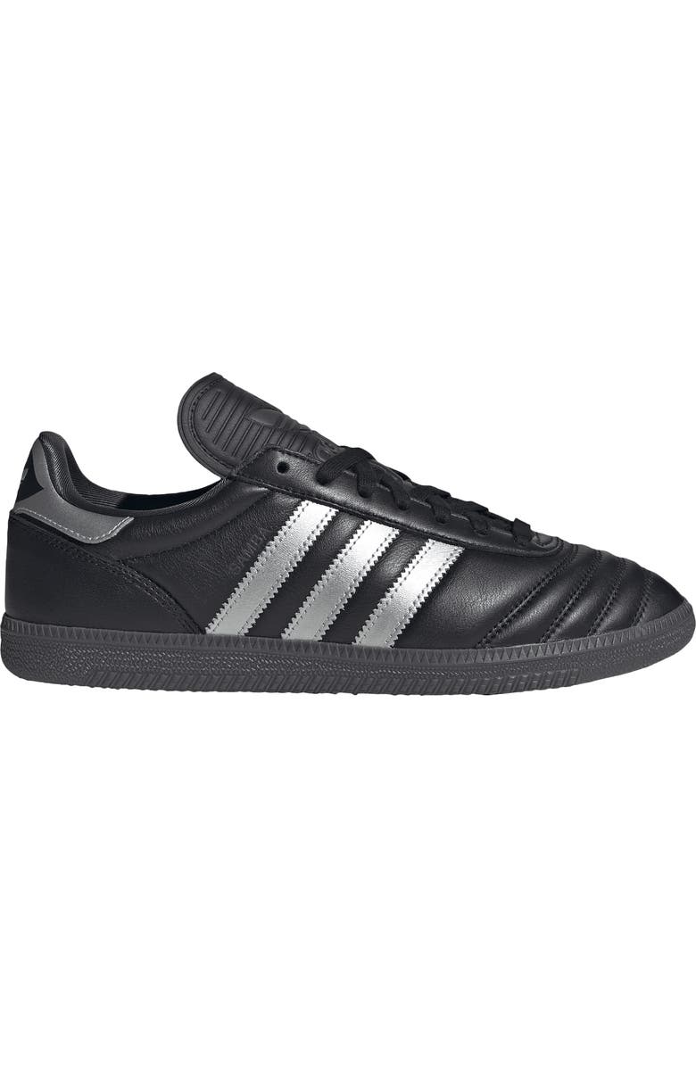 adidas Gender Inclusive Samba JP Sneaker, Alternate, color, Core Black/ Silver Met./ Black