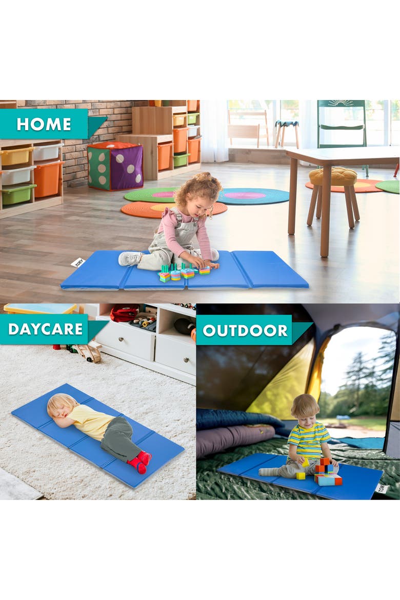 Four-Fold Kids Rest Mat, Alternate, color, 45 in