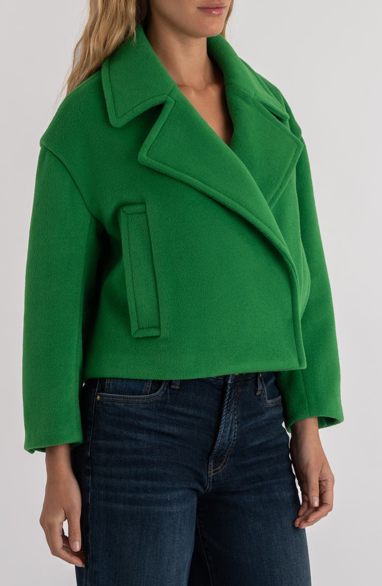 KUT from the Kloth Harper Crop Jacket, Alternate, color, Green
