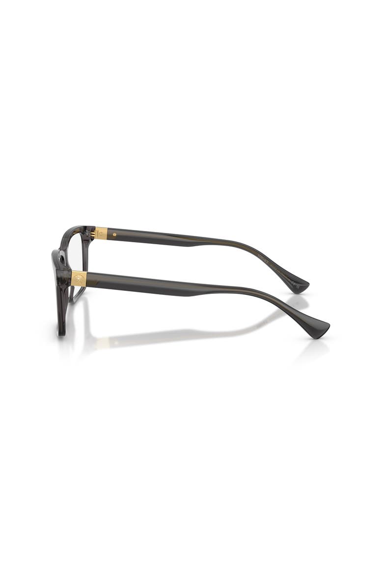 58mm Rectangle optical glasses, Alternate, color, Grey