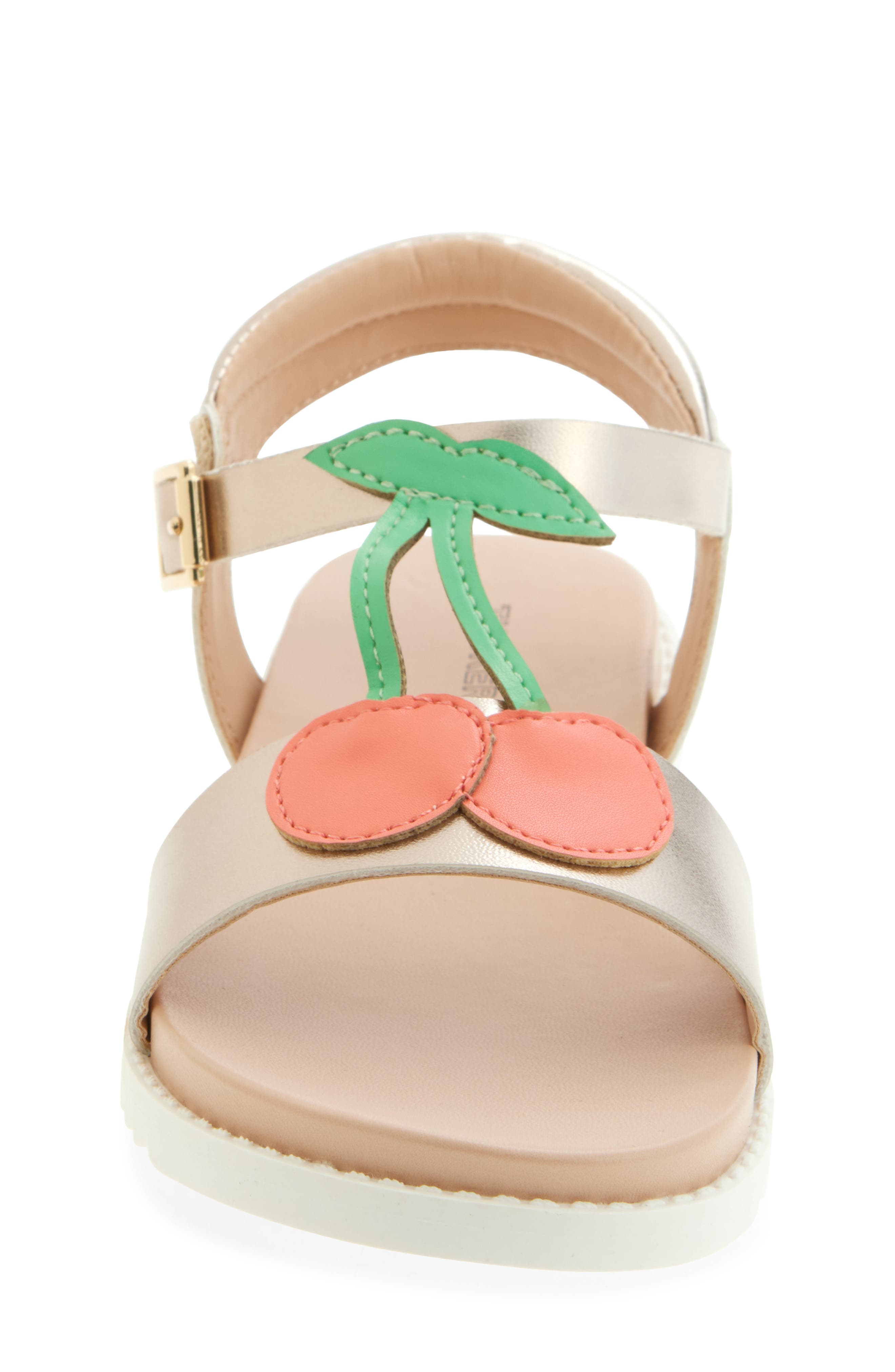 Tucker + Tate Kids' Lettie Cherry Sandal, Alternate, color, Gold Metallic