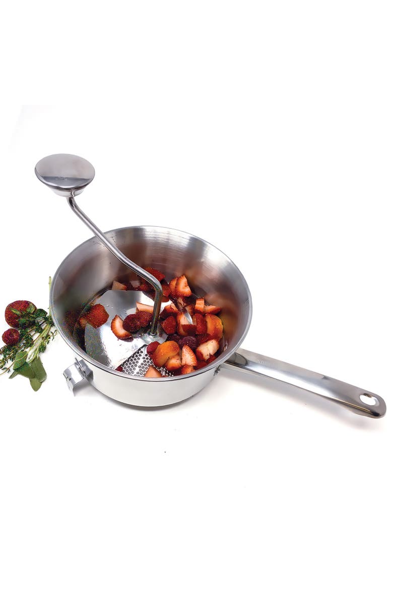 Norpro 2 Quart Multi Purpose Food Mill, Stainless Steel, Alternate, color, Silver