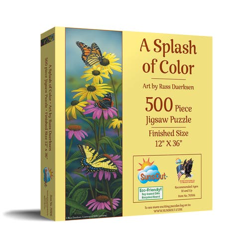Splash of Color 500 piece Jigsaw Puzzle for Adults