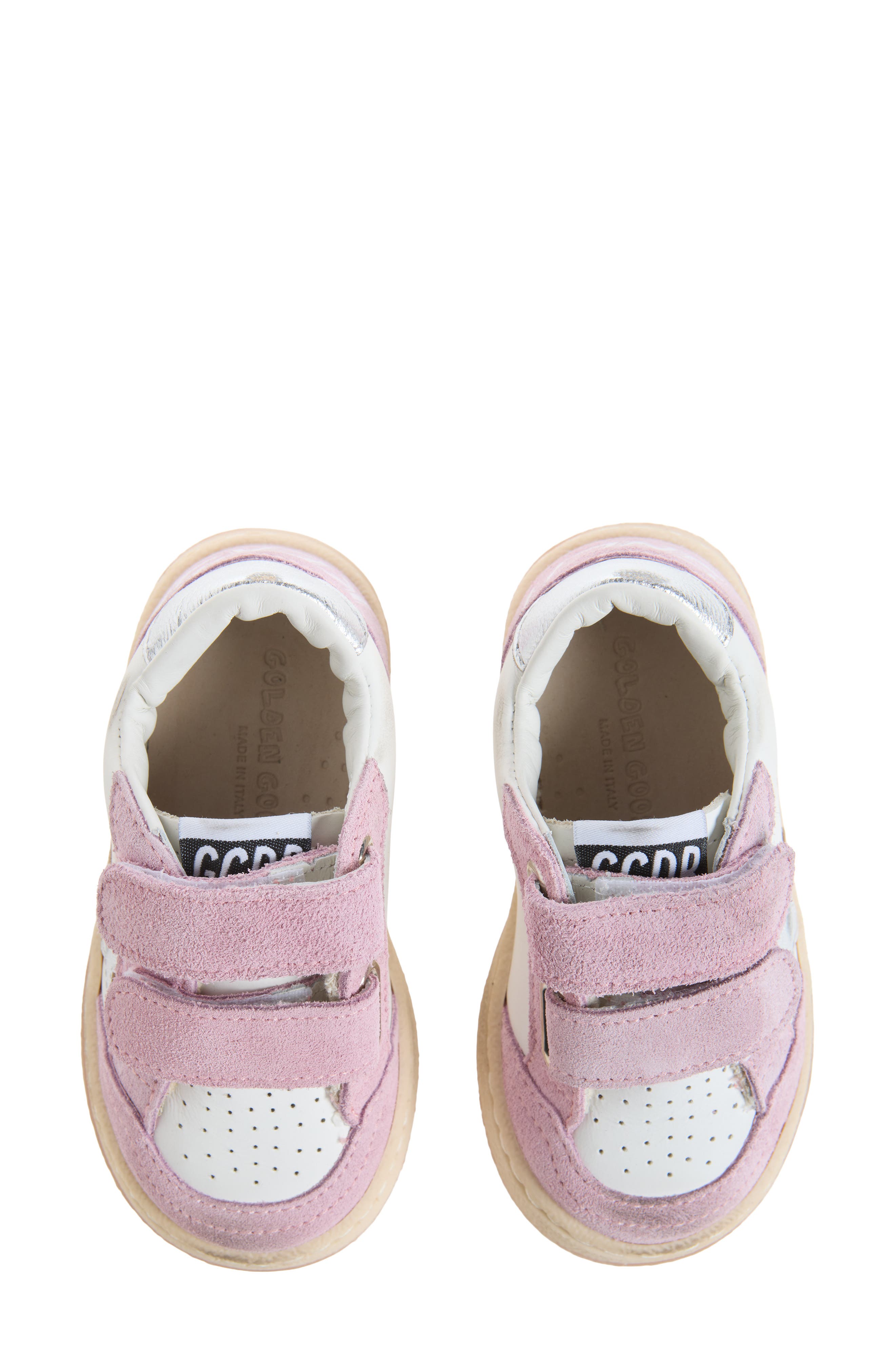 Kids' Ball Star Sneaker, Alternate, color, WHITE/ LILAC/ SILVER