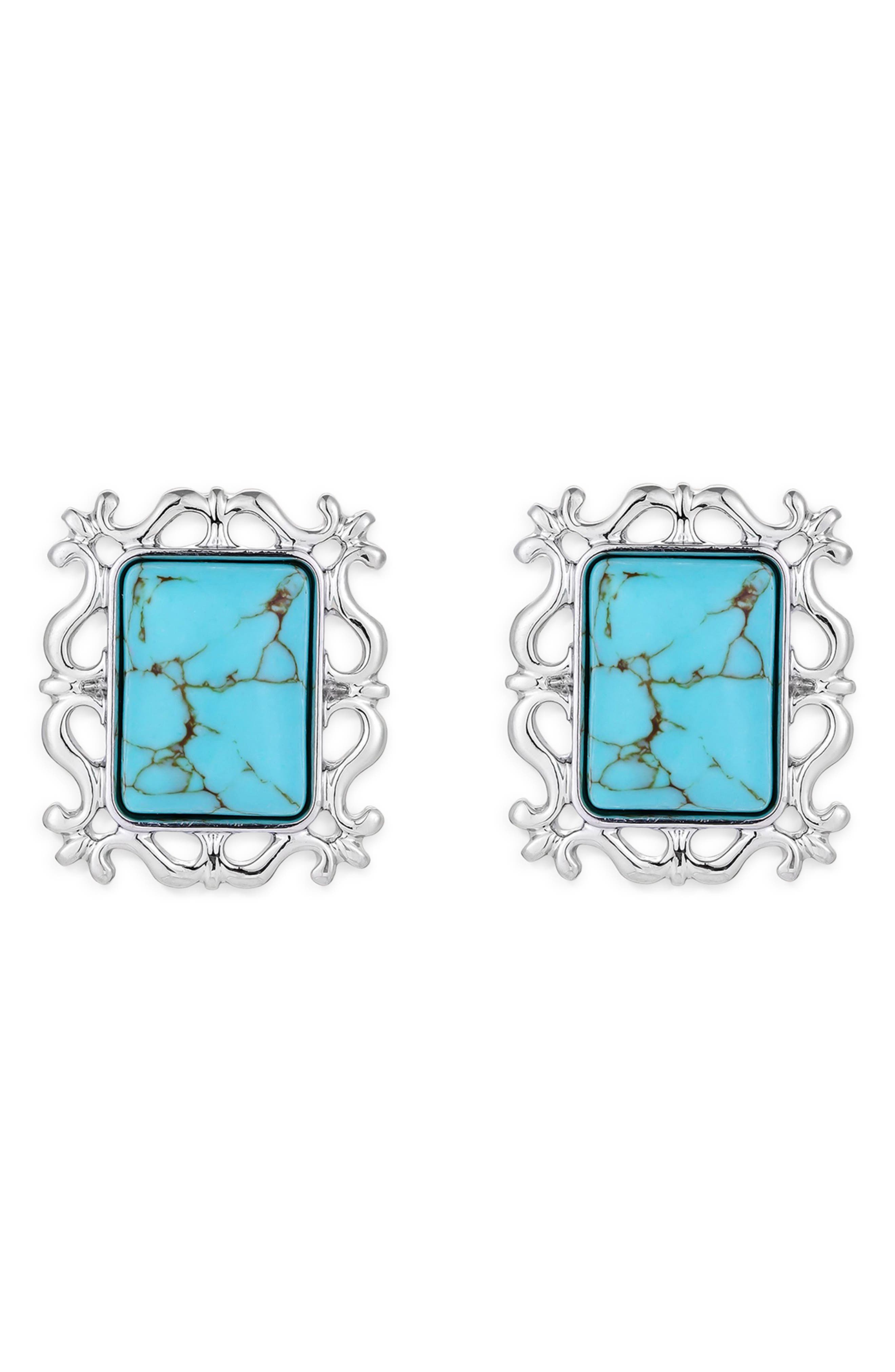 SILVER/ TURQUOISE