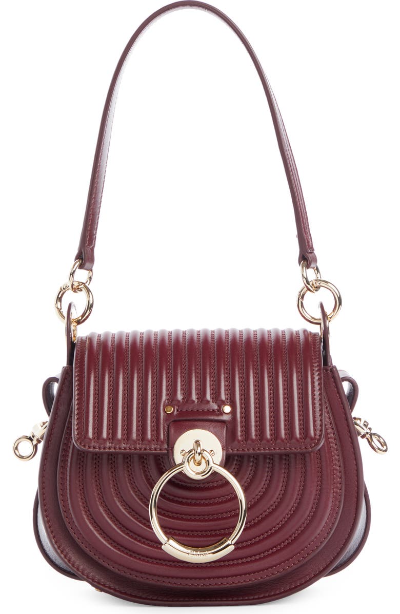 Chloé Small Tess Quilted Leather Crossbody Bag, Main, color,