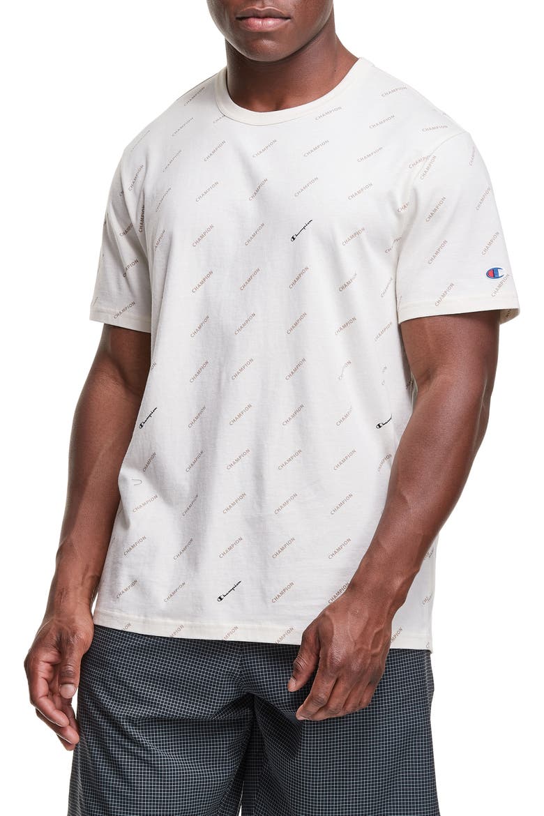 Sportstyle Logo Print T-Shirt, Main, color, CHAMPION LEGEND NATURAL