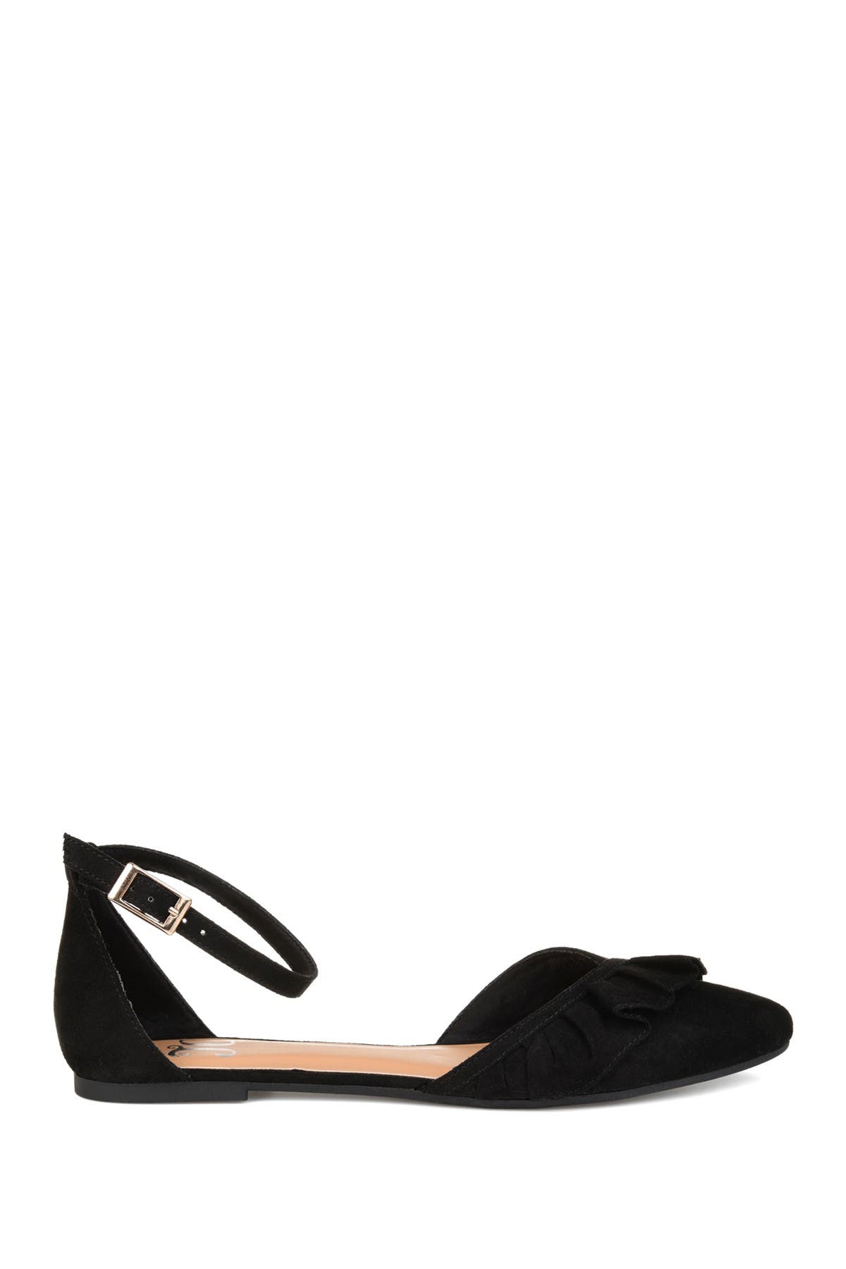 JOURNEE Lazae Ankle Strap Flat, Alternate, color, 