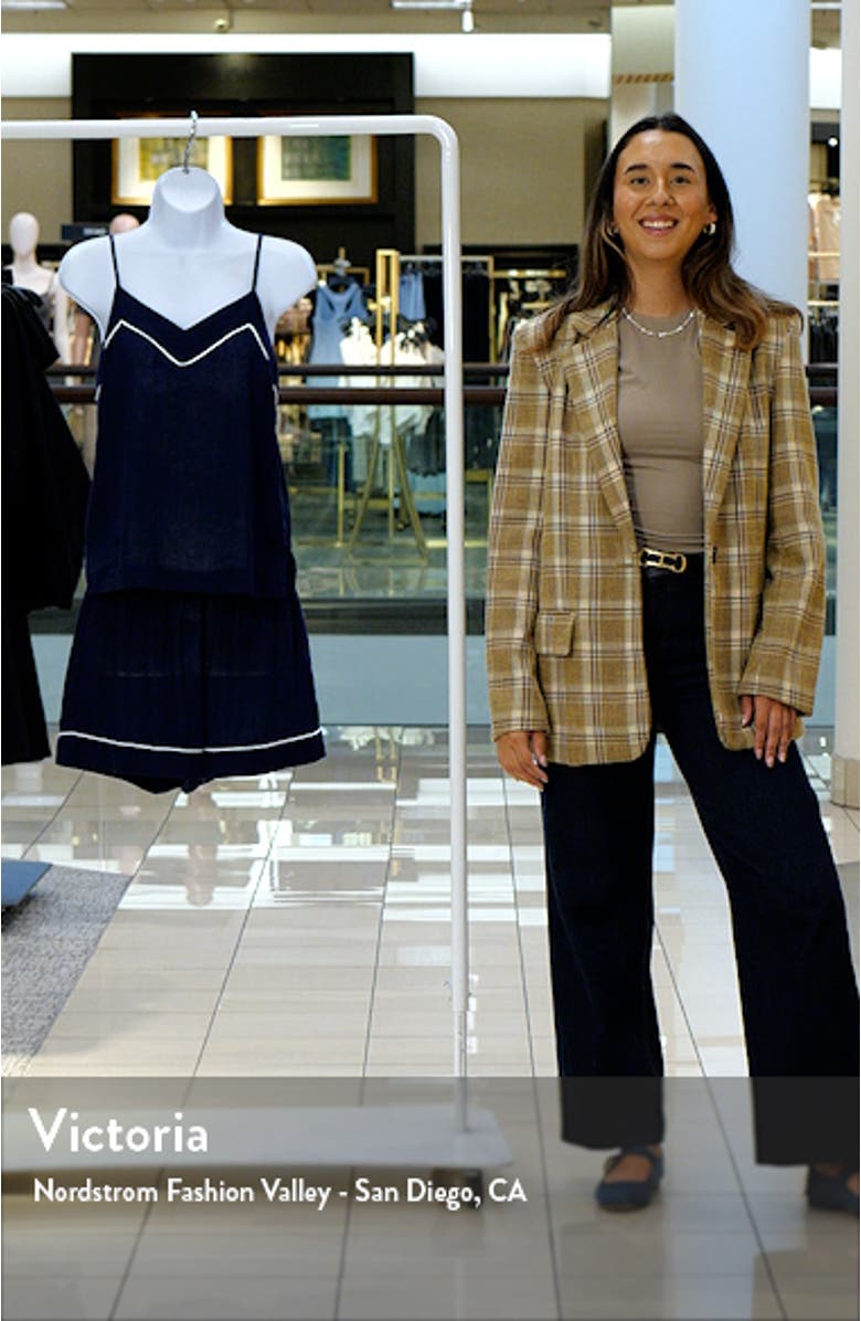 Vacation Linen Blend Short Pajamas, sales video thumbnail